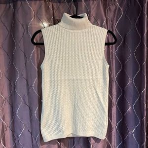 Womens sleeveless turtleneck